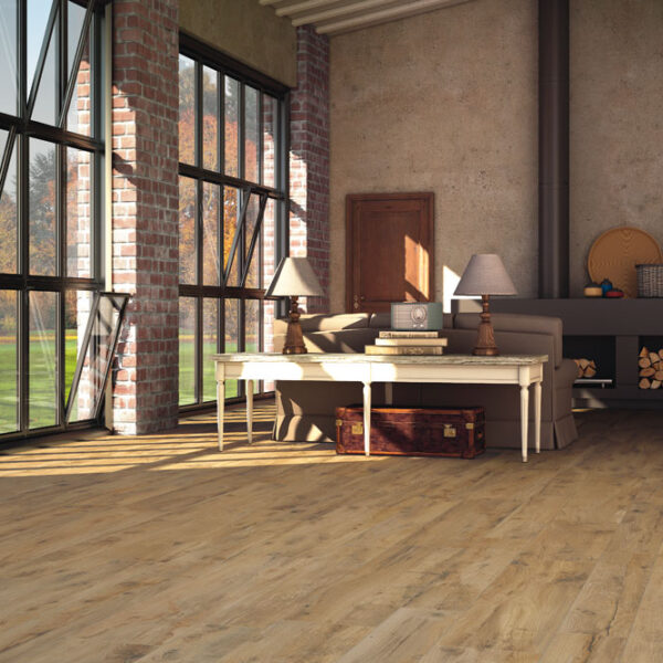 PIASTRELLA GRES PORCELLANATO WOODLAND MIELE 20X120 - immagine 2