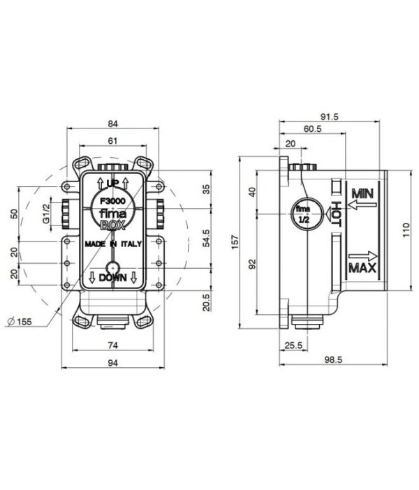 CORPO INCASSO UNIVERSALE FIMA "FIMABOX F3000" - immagine 3